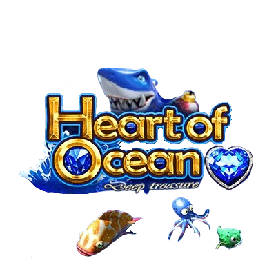 Heart of Ocean Fish game by Funky Games for real money logo